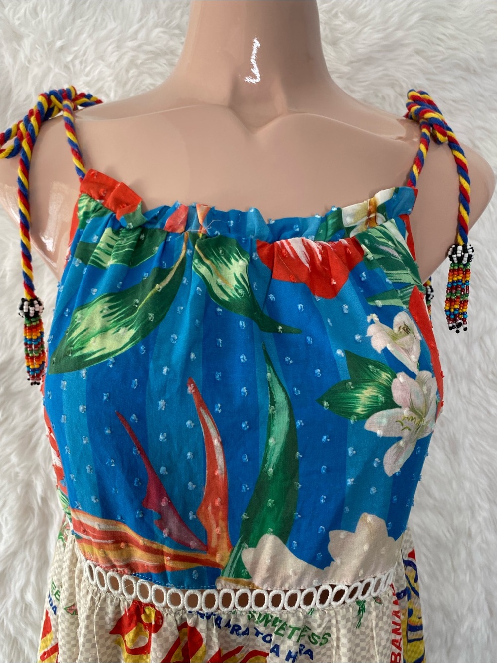 Bohemian Multi-Color Tiered Maxi Dress - Picture 4 of 16